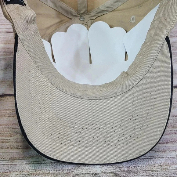 Vintage America's Most Wanted Strapback Cap Max Hat Beige AMW TV Show Adjustable - Picture 10 of 10